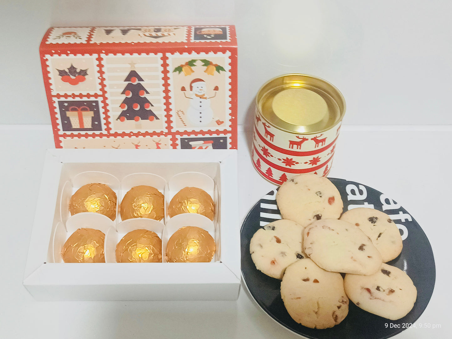 Holiday Treats Duo: Berrilicious Butter Cookies & Chocolate Truffles